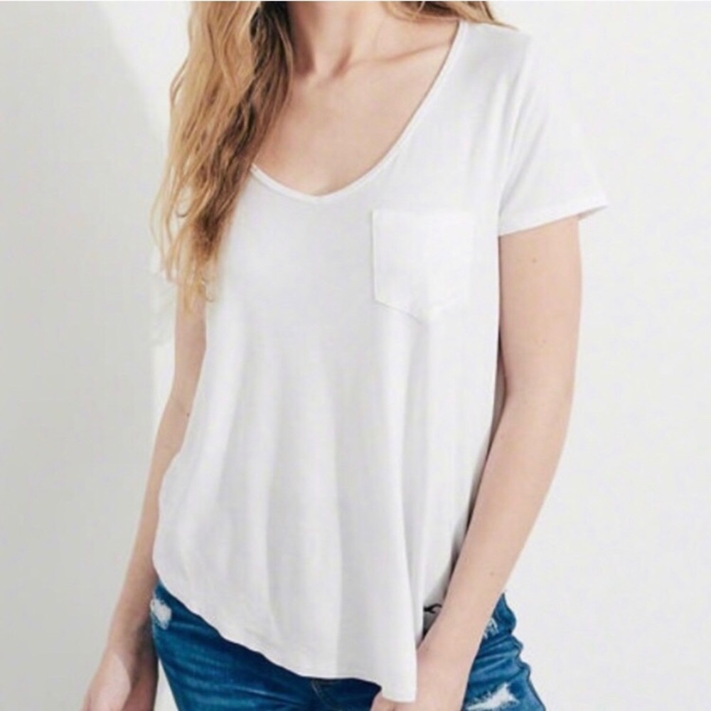 Girls Hollister White t-shirt